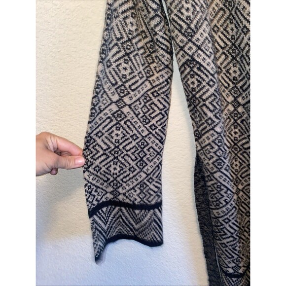 Knox Rose Western Cardigan Belt Sweater Long Cottage Boho Duster Country M Flare - Picture 2 of 8